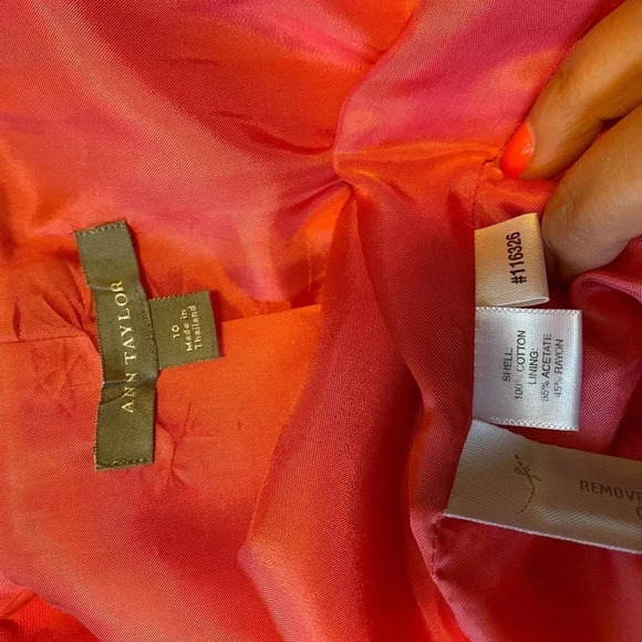Ann Taylor Pink Blazer Women Size 10 - Picture 4 of 5